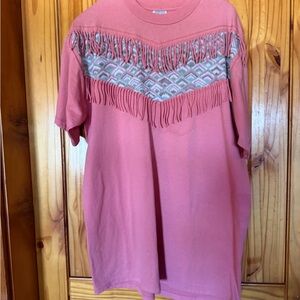 Vintage Fringe T Shirt